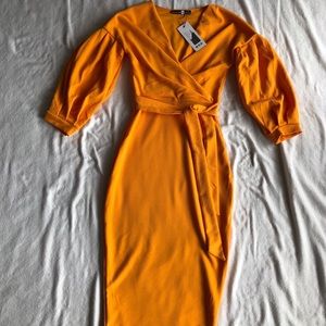 BOOHOO NINA OFF THE SHOULDER DRESS NWT